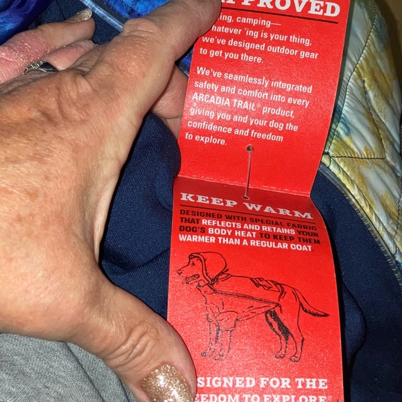 Beautiful Multi Colored Winter Light Up Dog Coat NWT - Picture 13 of 14